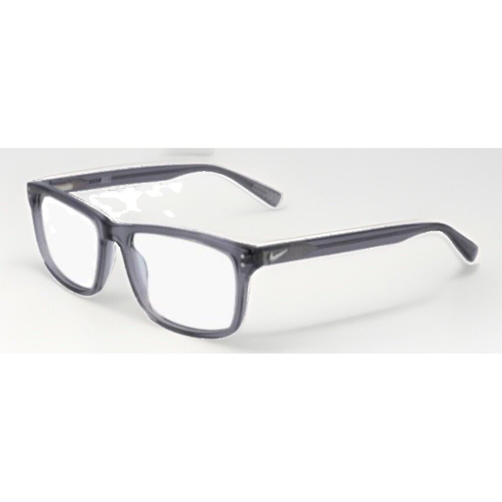 NIKE Eyeglasses Frames 7238 50 Cool Clear Gray 52-16-140 Swoosh Just Do It